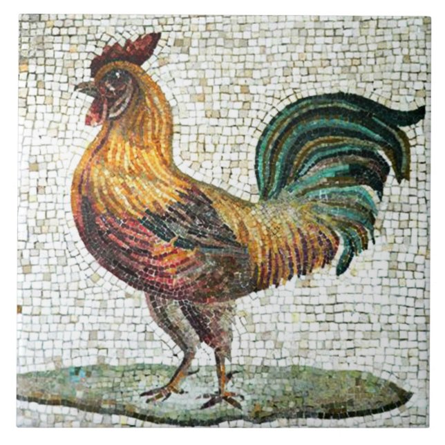 ANTIQUE ROMAN MOSAICS/TUPP MONOGRAM KAKELPLATTA (Framsidan)
