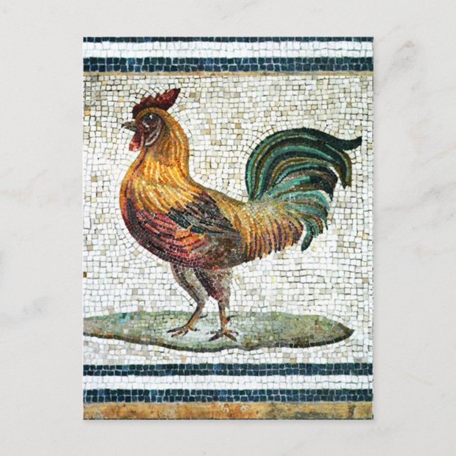 ANTIQUE ROMAN MOSAICS / TUPP VYKORT (Framsida)