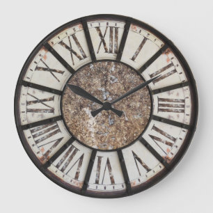 Antique Roman Numerals Kitchen Wall Stor Klocka