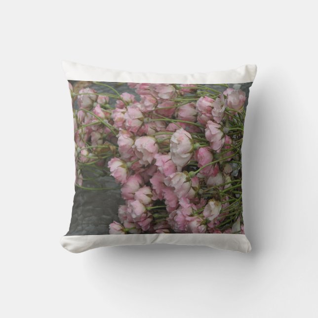 Antique rose spray kudde (Framsida)