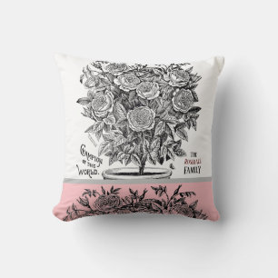 Antique Rosebush - Ditt val av Rosa Kudde