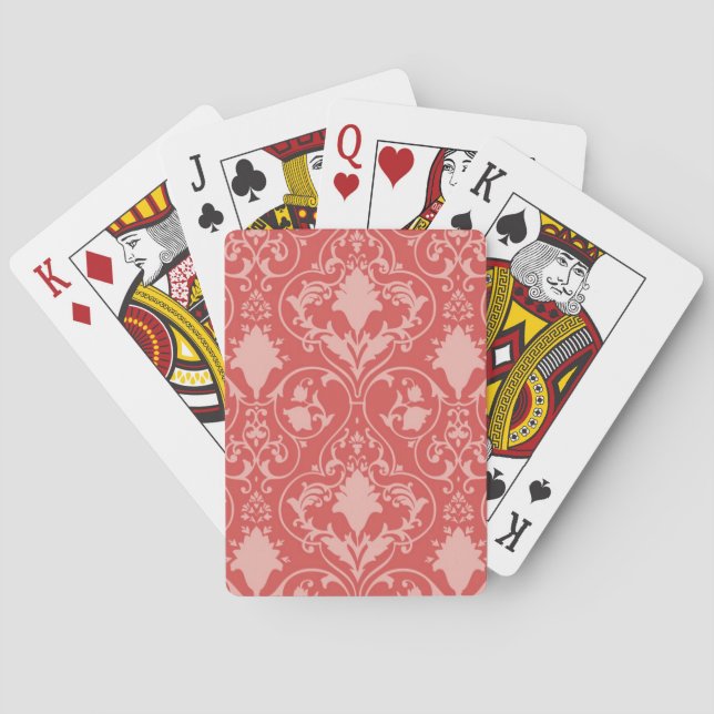 Antique rulla tapet casinokort (Baksidan)