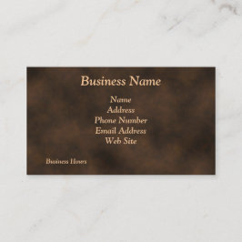 Antique Rustic Metall-look-Affärskort Visitkort