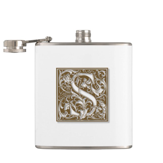 Antique S Monogram Fickplunta (Öppnad)
