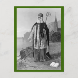 Antique Saint patrick, Snakes och Bible Vykort