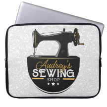 Antique Sewing Maskin ADD NAMN Seamstress Tailor