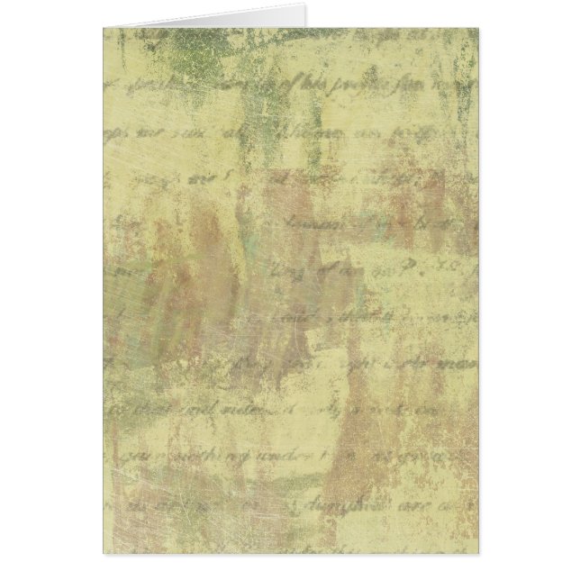 Antique Shabby Hälsningskort (Framsidan)