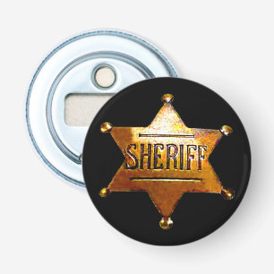 Antique sheriff's Badge Flasköppnare