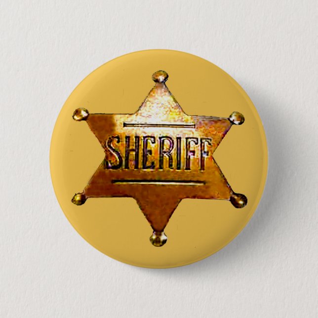 Antique sheriff's Badge Knapp (Framsida)