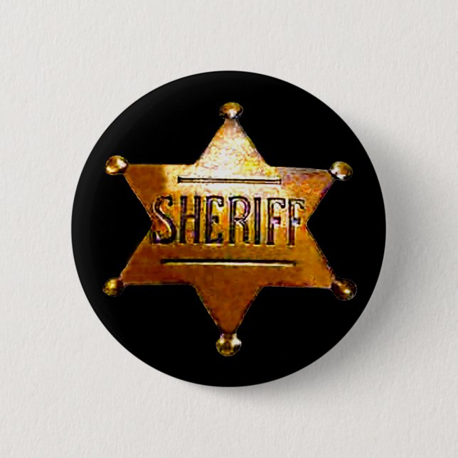 Antique sheriff's Badge Knapp (Framsida)