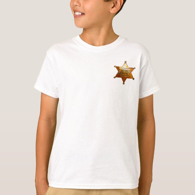 Antique sheriff's Badge T-shirt (Framsida)