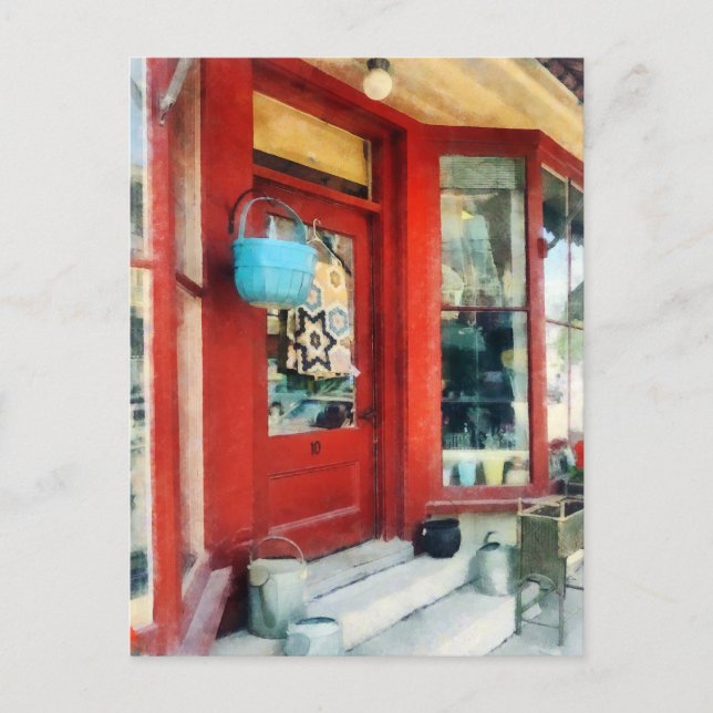Antique Shop Waterbury VT Vykort (Framsida)