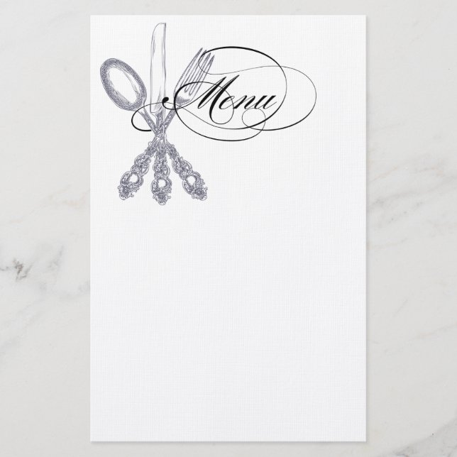 Antique Silverware Brevpapper (Framsida)