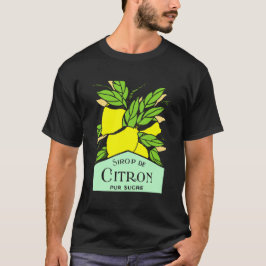 Antique Sirop de Citron Lemons Advertising Poster T Shirt