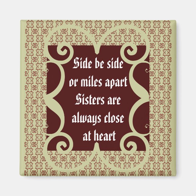 ANTIQUE SISTERS MAGNET (Framsidan)