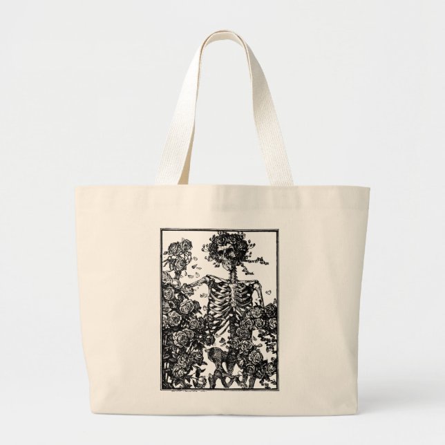 Antique Skeleton och Ro Totebag Jumbo Tygkasse (Framsidan)