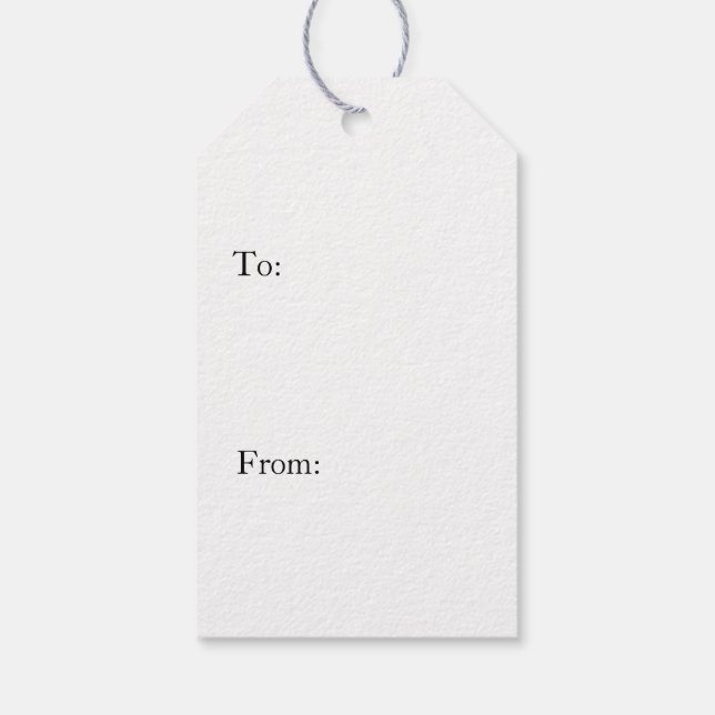 ANTIQUE SNÖRE MÖNSTER BLACK AND GULT GIFT MÄRKRE PRESENTETIKETT (Baksidan)