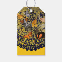 ANTIQUE SNÖRE MÖNSTER I BLACK GIFT MÄRKRES