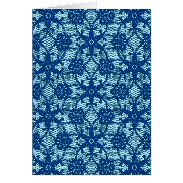 Antique snöre - safir och blek blue OBS kort (Framsidan)