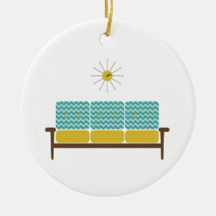 Antique Soffa Julgransprydnad Keramik
