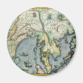 Antique Southeast Asian Karta by Mercator / Hondiu Magnet