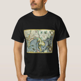 Antique Southeast Asian Karta by Mercator / Hondiu T Shirt