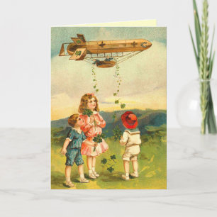 Antique St. Patrick's Day Greeting Card Kort