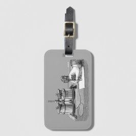 Antique Steampunk Writer Edison Bagagebricka