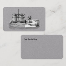 Antique Steampunk Writer Edison