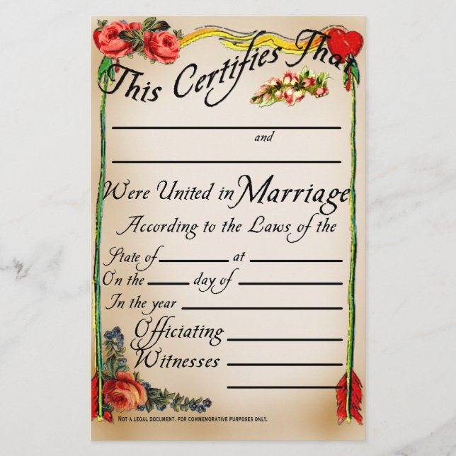 Antique Stil Giftermål (Framsida)