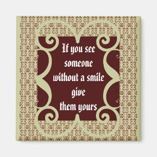 ANTIQUE STIL SMILE MAGNET