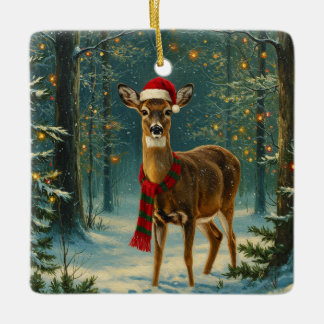 Antique Stil Woodland Deer jul Ornament
