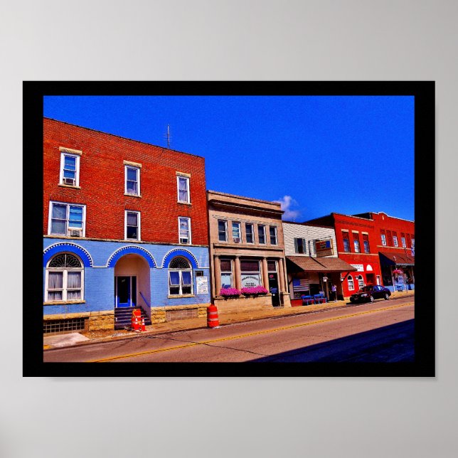 Antique Storefronts Poster (Framsidan)