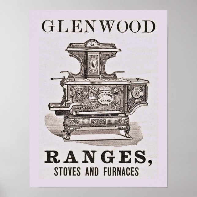 Antique Stove Advertising Poster (Framsidan)