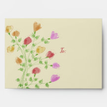 Antique Styled Blommigt Accented Cream