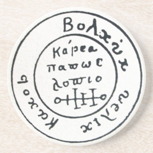 ANTIQUE TALISMAN/PIRATER TREASURE KARTA UNDERLÄGG SANDSTEN