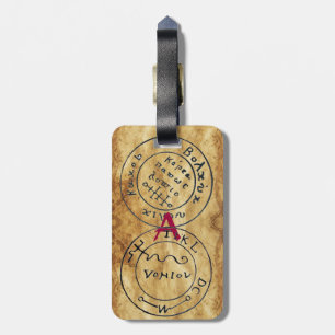 ANTIQUE TALISMAN/PIRATER TREASURE KARTOR PARCHMENT BAGAGEBRICKA