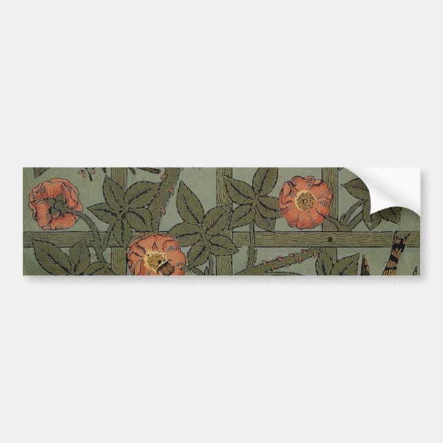 Antique tapet William Morris Bildekal (Framsidan)