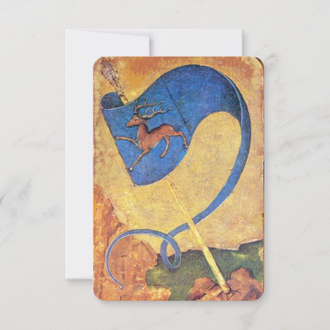 Antique Tarots /German Court Cards/Banner of Harts (Framsida)