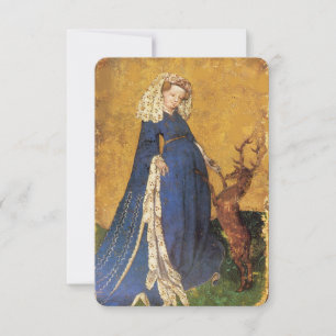 Antique Tarots /German Court Cards/Dam of Harts
