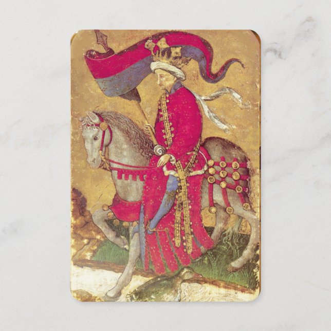 Antique Tarots /German Court Cards/Kung i Anka (Framsida)