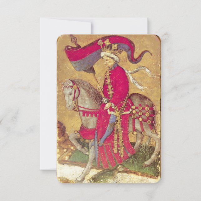 Antique Tarots /German Court Cards/Kung i Anka (Framsida)