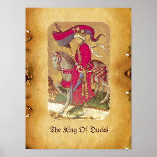 Antique Tarots /German Court Cards/Kung i Anka Poster