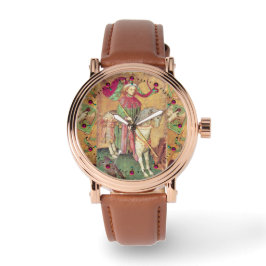 Antique Tarots /German Court Cards/Kung i Falcons Armbandsur