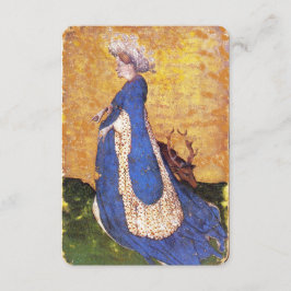 Antique Tarots /German Court Cards/Maid of Harts