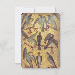 Antique Tarots /German Court Cards,Nio Falcons