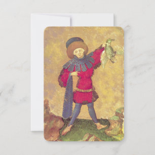 Antique Tarots German Court Cards/Squire of Ankor