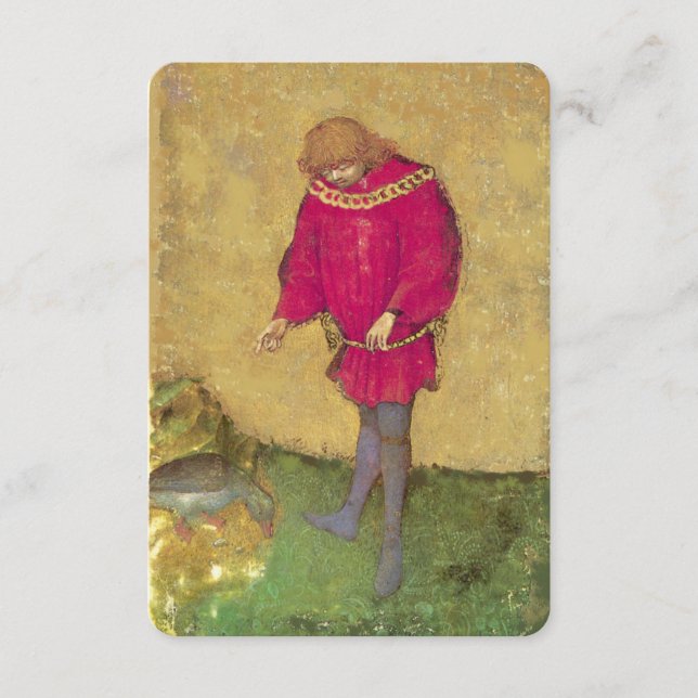 Antique Tarots tyska domstolskort/Ankor sida (Framsida)