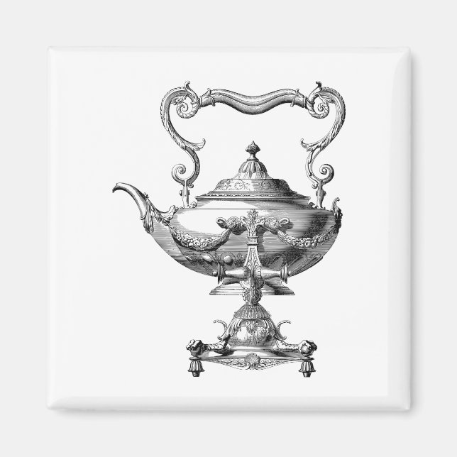 Antique Tea Kettle Magnet (Framsidan)