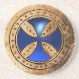 ANTIQUE TEMPLAR KOR Blue Sapphire Gem Underlägg